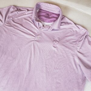 Johnnie O Men’s 2XL Geometric Performance Stretch Golf Polo Beach Summer Note